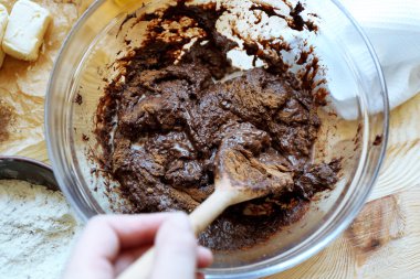 hamur hazırlama kadın    