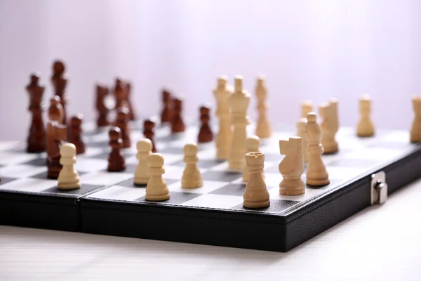 체스 조각과 보드 게임 — 스톡 사진