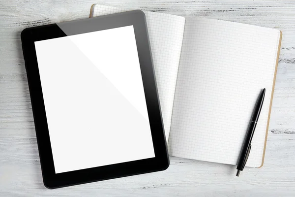 Nowoczesnego tabletu i notebooka — Zdjęcie stockowe
