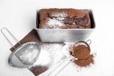 Lezzetli çikolatalı pasta