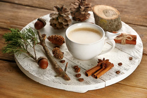 Tazza di caffè con zucchero — Foto Stock