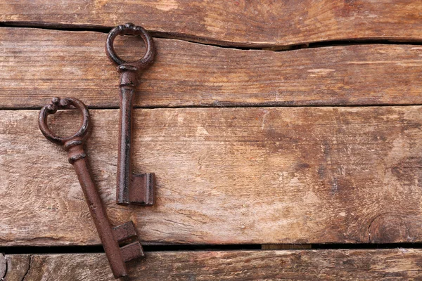 Old keys, copy space — Stock Photo, Image