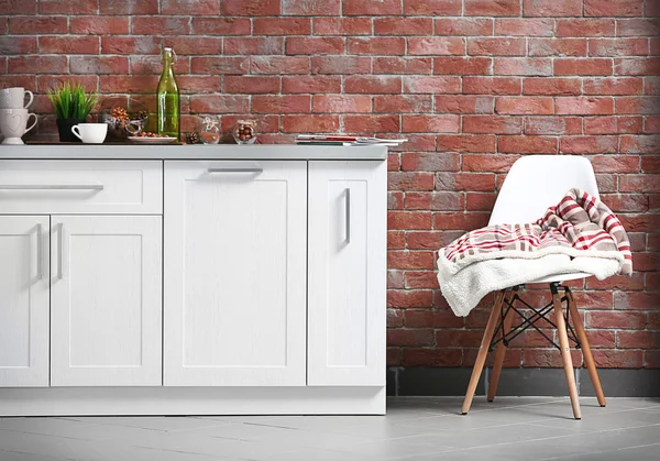 Modern mutfak mobilya — Stok fotoğraf