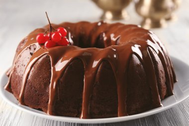 Lezzetli çikolatalı pasta