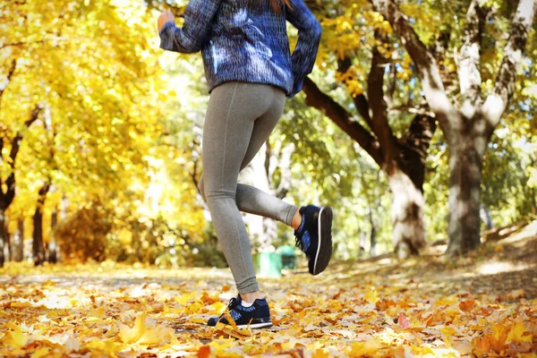 Runner nogi poza — Zdjęcie stockowe