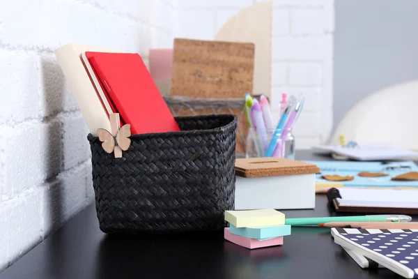 Office and school set — Stock Photo, Image