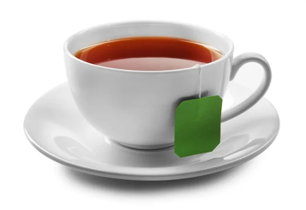 Tazza di tè isolato — Foto Stock