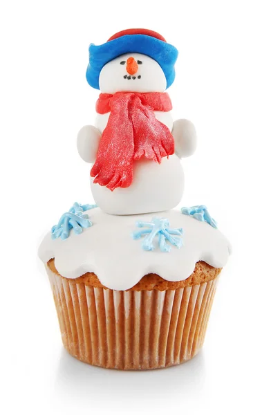 Delicioso cupcake de Navidad — Foto de Stock