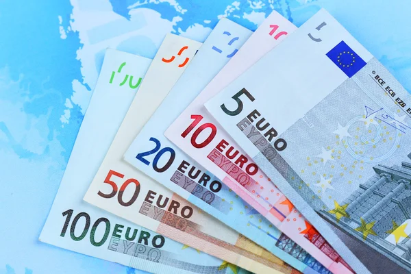 Different euro banknotes — Stock Photo, Image