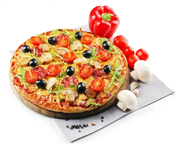 Lezzetli lezzetli pizza — Stok fotoğraf