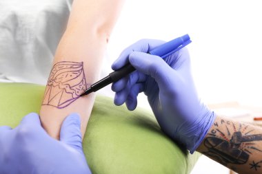 Dövme yapma süreci 