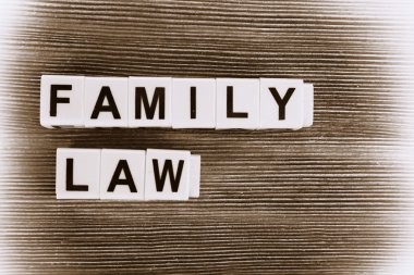 family-law concept.  clipart