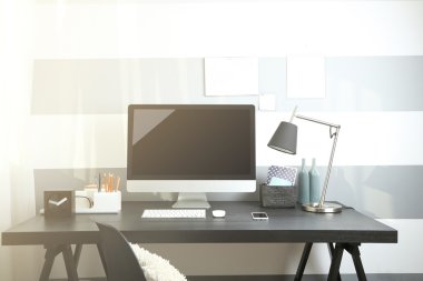 Çalışma alanı ile modern bilgisayar