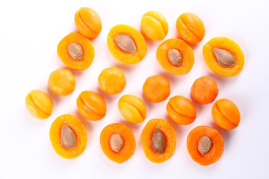 Beyaz izole meyve şekerleri