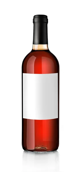 Butelka wina różowe — Zdjęcie stockowe