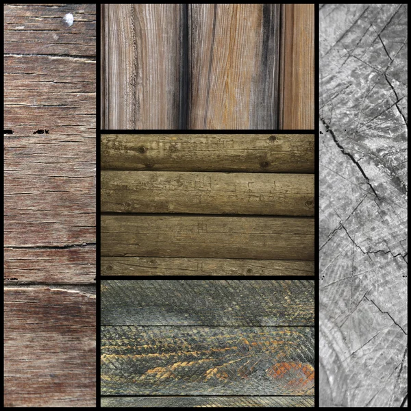 Different wooden backgrounds — Stock Photo, Image