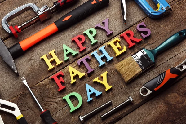 Happy Father's Day inscription — Stock Photo, Image