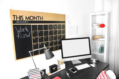 Çalışma alanı ile modern bilgisayar