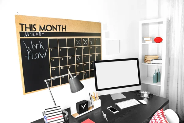 Çalışma alanı ile modern bilgisayar