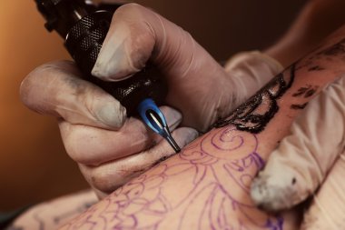 Dövme yapma süreci 