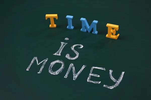 Timpul este conceptul de bani — Fotografie, imagine de stoc