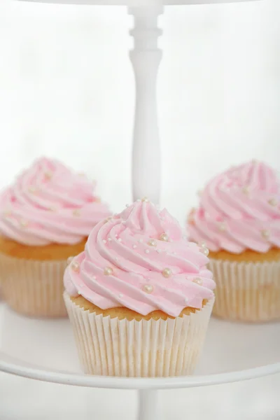 Deliciosos cupcakes, close up — Fotografia de Stock