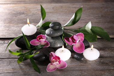 Spa güzel çiçekli natürmort