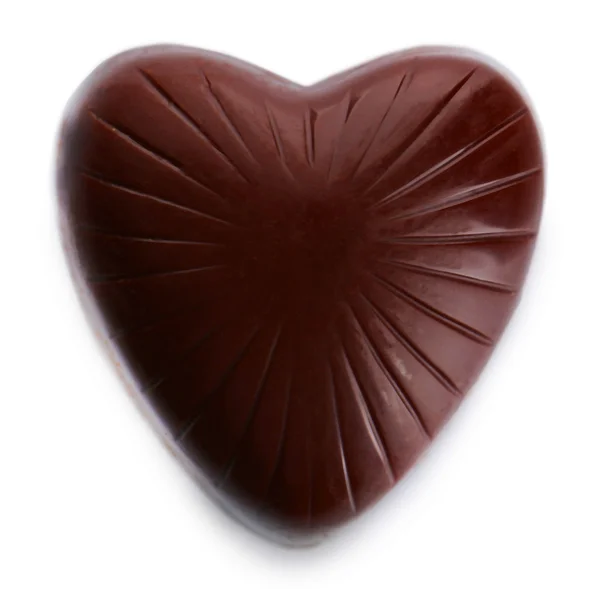 Čokoládové bonbóny, izolované na bílém — Stock fotografie