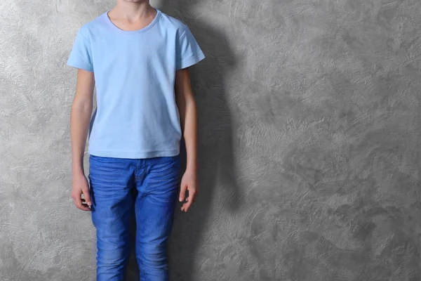 Clothes advertising for boy — Stock Photo, Image