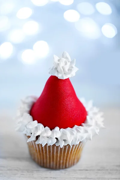 Delicious Christmas cupcake — Stock Photo, Image