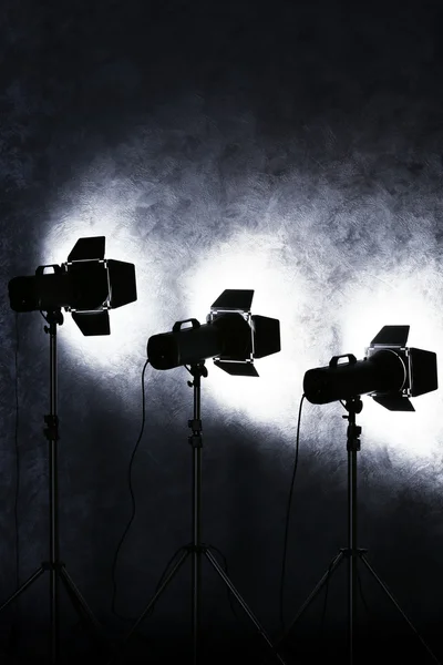 Studio light flashes — Stock Photo, Image