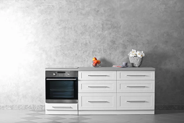 Mobiliário de cozinha moderna — Fotografia de Stock