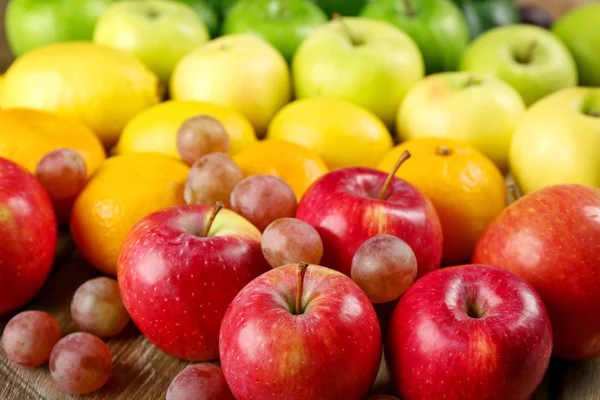 Fresh fruits background — Stock Photo, Image