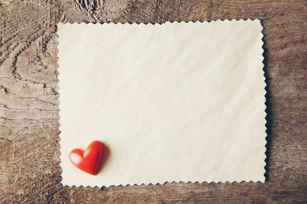 Blank present Valentine — Stock Photo, Image