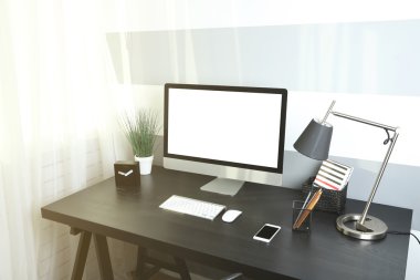 Çalışma alanı ile modern bilgisayar