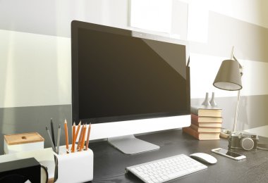 Çalışma alanı ile modern bilgisayar