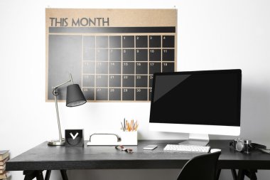 Çalışma alanı ile modern bilgisayar