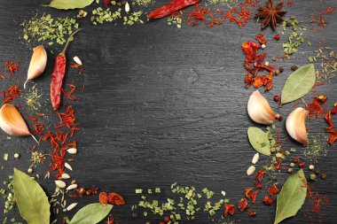 Baharat çerçeve ahşap tablo