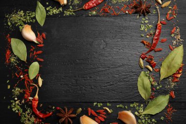 Baharat çerçeve ahşap tablo