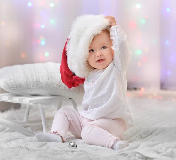 Funny baby girl — Stockfoto