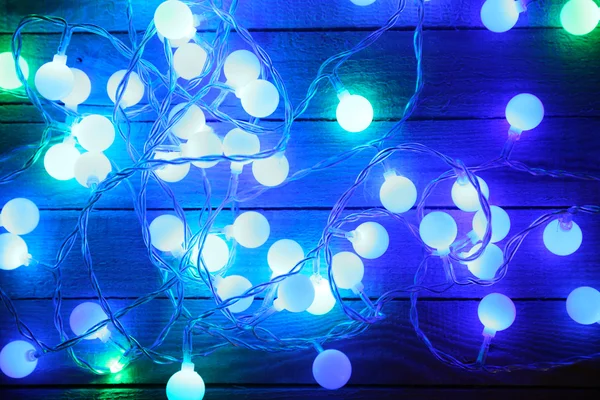 Elektrische Kerstmis garland — Stockfoto