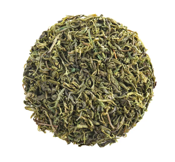 Ramo de té Kuding, aislado en blanco — Foto de Stock