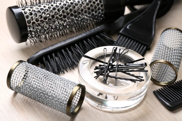 Barber set with tools — Stock Photo, Image