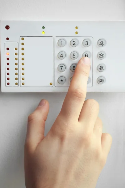 Security alarm keypad — Stock Photo, Image