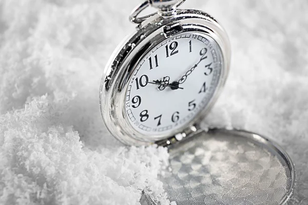 Pocket watch over  background — Stock Photo, Image