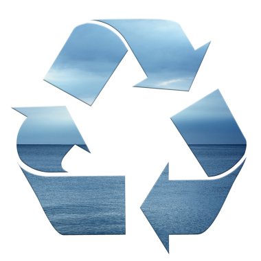 Beyaz izole üç su ok