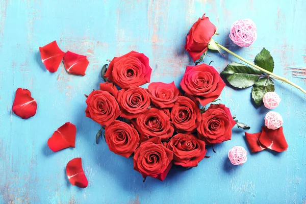Verse rode rozen — Stockfoto
