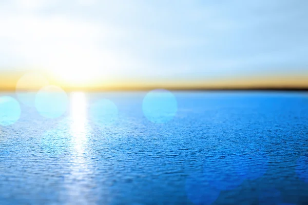 Krásný východ slunce na pláži — Stock fotografie