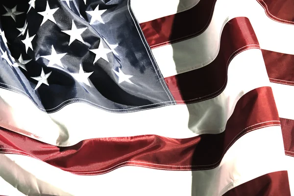 Waving American flag — Stock Photo, Image