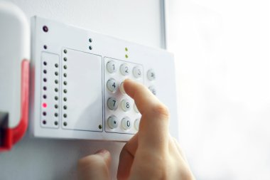 Güvenlik alarmı tuş takımı 